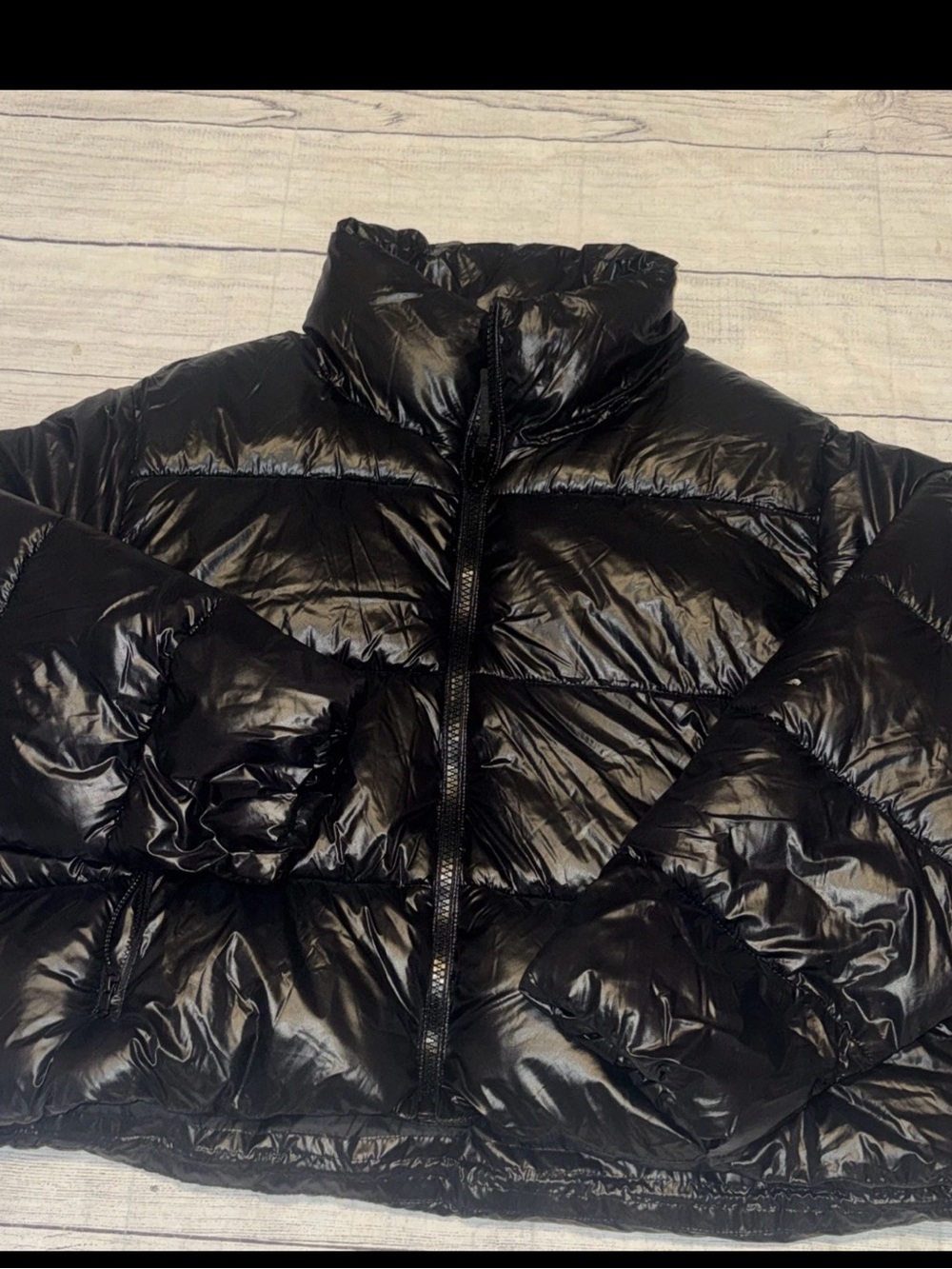 Old Navy Black Puffer Jacket Large L